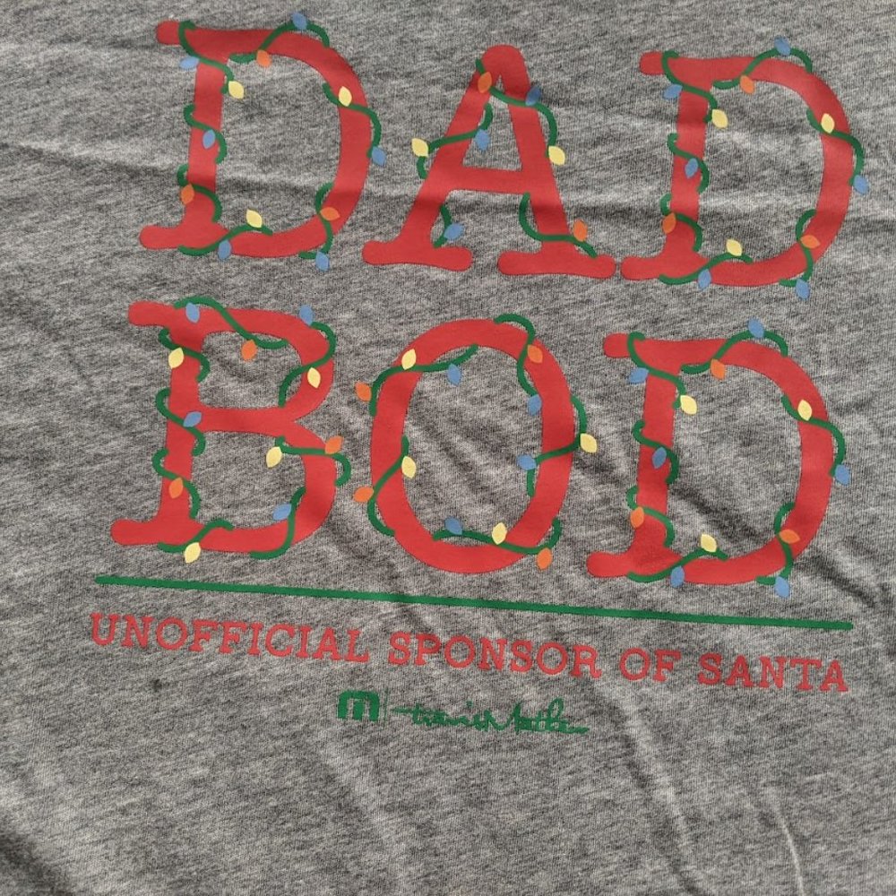 Men's Travis Mathew Golf T Shirt Size XL Spike The Punch Dad Bod Christmas NEW - Picture 3 of 6